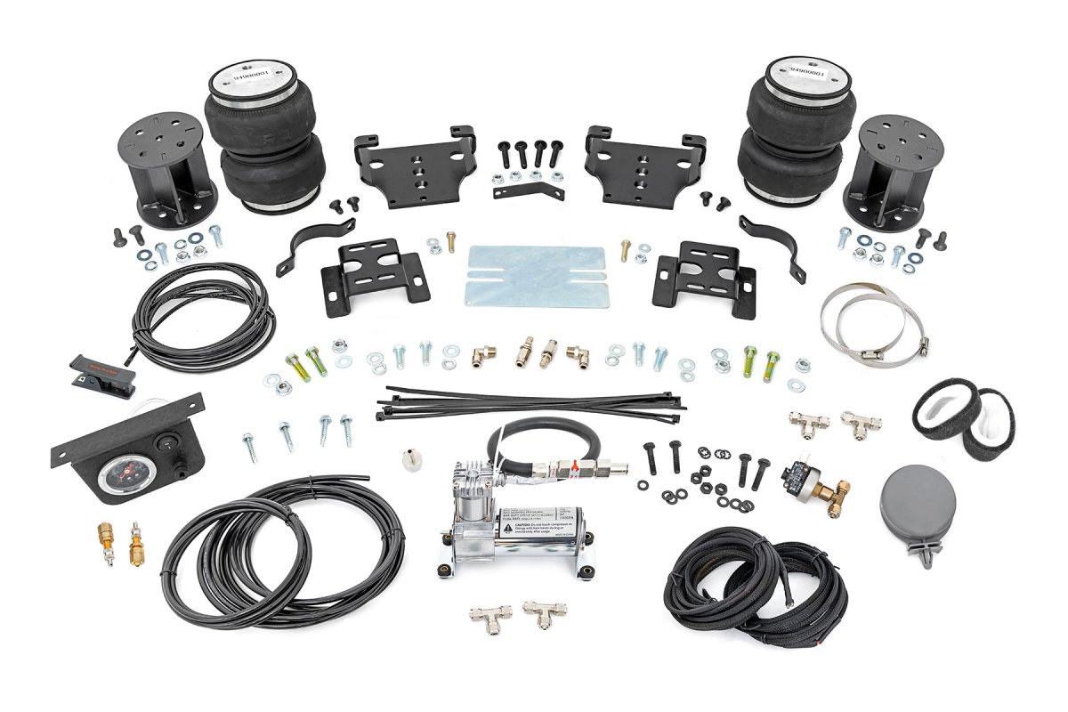 Chevrolet Silverado 2500 HD Air Spring Kit - Rear - Rough Country - 6 Inch Lift Kit - '01-'10